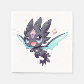 Majestic Dreamy Dragon Baby Dusche Serviette (Vorderseite)