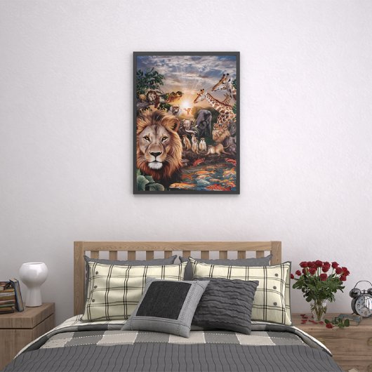 Majestic Dschungel Ansammlung Poster