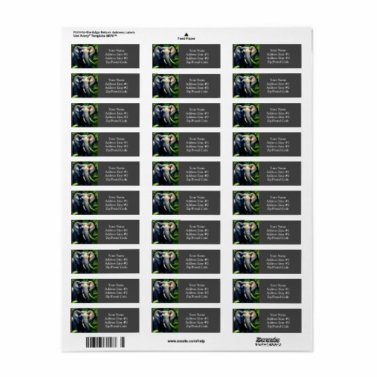 Majestic Dschungel Elephant - frei und frei (Vorne)