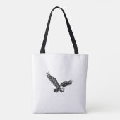 Majestic Eagle Art Tote Bag Tasche (Rückseite)