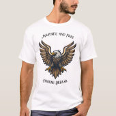 Majestic Eagle: Aufstieg oben T-Shirt (Vorderseite)