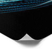 Majestic Eagle Capture Fresh Fish Poster (Ecke)