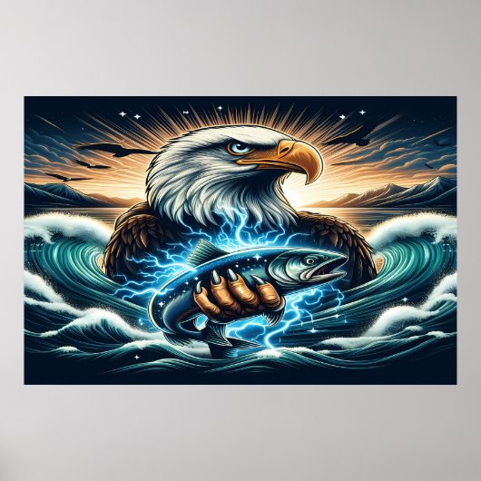 Majestic Eagle Catch Poster (Vorne)