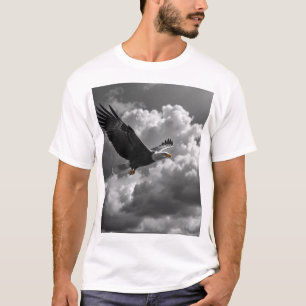 Majestic Eagle Charcoal Zeichnend - Power und Prec T-Shirt