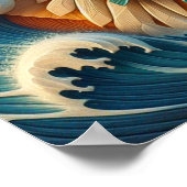 Majestic Eagle Clutching a Fish 16x20 Poster (Ecke)