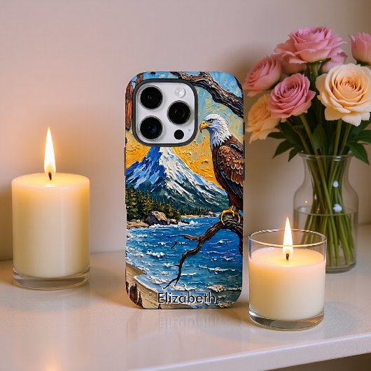 Majestic Eagle, Coastal Mountain Serenity Case-Mate iPhone Hülle