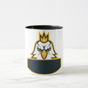 Majestic Eagle Crown Logo-Kaffee Tasse