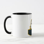 Majestic Eagle Crown Logo-Kaffee Tasse (Links)