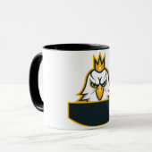 Majestic Eagle Crown Logo-Kaffee Tasse (Vorderseite Links)