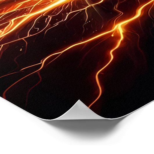 Majestic Eagle: Der Blitz Poster (Ecke)