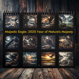 Majestic Eagle: Ein Jahr der Majestät der Natur 20 Kalender