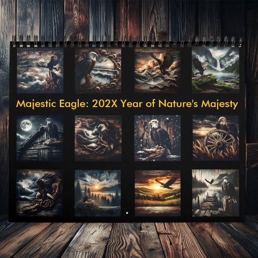 Majestic Eagle: Ein Jahr der Majestät der Natur 20 Kalender