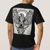 "Majestic Eagle - Embrace the Power of Freedom" T-Shirt (Rückseite)