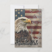 Majestic Eagle & Flag - Geist der Freiheit (Vorderseite)