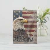 Majestic Eagle & Flag - Geist der Freiheit (Stehend Vorderseite)