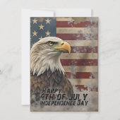 Majestic Eagle & Flag - Geist der Freiheit (Vorderseite)