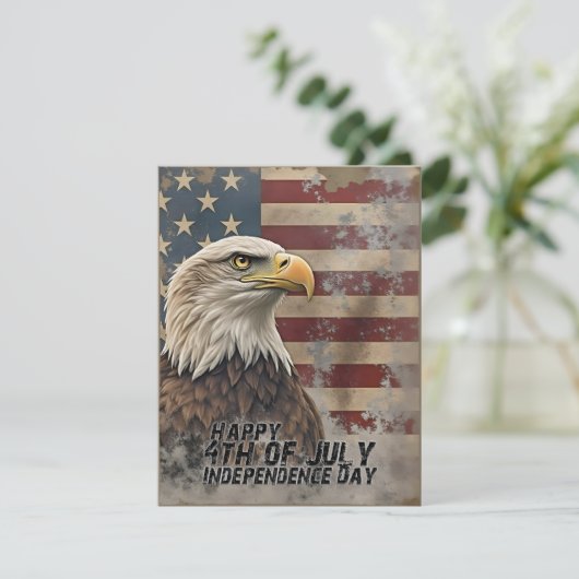 Majestic Eagle & Flag - Geist der Freiheit (Stehend Vorderseite)