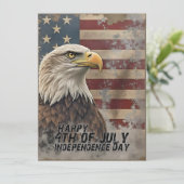 Majestic Eagle & Flag - Geist der Freiheit (Stehend Vorderseite)