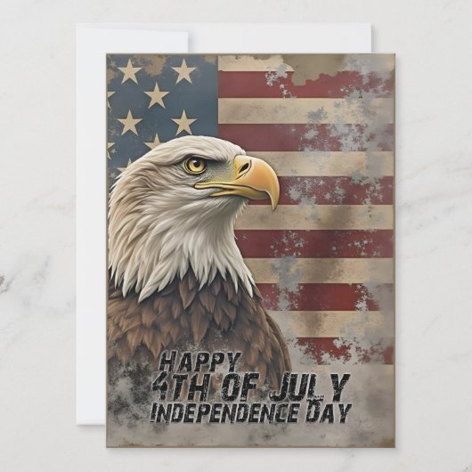 Majestic Eagle & Flag - Geist der Freiheit (Vorderseite)