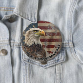 Majestic Eagle & Flag - Geist der Freiheit Button (Beispiel)