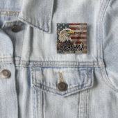 Majestic Eagle & Flag - Geist der Freiheit Button (Beispiel)