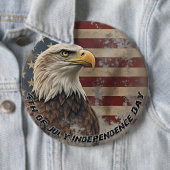 Majestic Eagle & Flag - Geist der Freiheit Button (Beispiel)