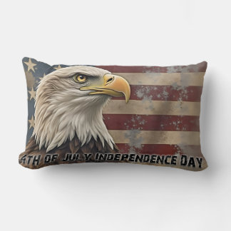 Majestic Eagle & Flag - Geist der Freiheit Lendenkissen