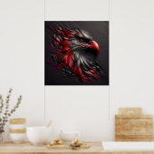 Majestic Eagle Gaze Poster (Küche)