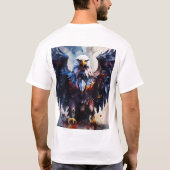 Majestic Eagle Graphic T - Shirt Entfesseln Sie Ih (Rückseite)