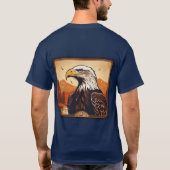 "Majestic Eagle Graphic T - Shirt" T-Shirt (Rückseite)