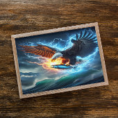 Majestic Eagle Grasping Prey Poster