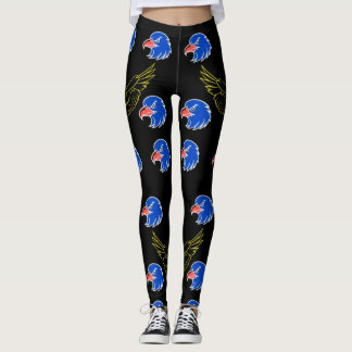 Majestic Eagle Head Leggings, Bold & Fearless Leggings
