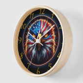 Majestic Eagle illuminiert: Blaue Augen & Blitze Uhr (Winkel)