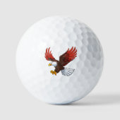 Majestic eagle in flight golfball (Vorderseite)