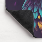 Majestic Eagle in lebhaften Farben Mousepad (Ecke)