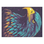 Majestic Eagle in lebhaften Farben Tischdecke (Vorderseite (Horizontal))