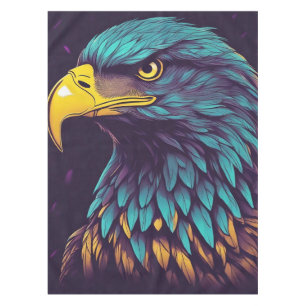 Majestic Eagle in lebhaften Farben Tischdecke