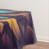 Majestic Eagle in lebhaften Farben Tischdecke (Beispiel)