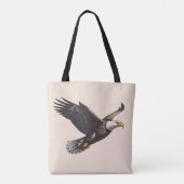 Majestic Eagle Inspiriert Lebensmitteltaschen Tasche (Rückseite)