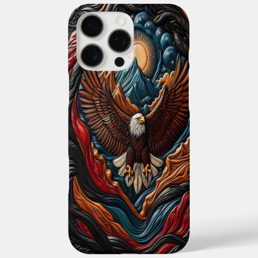 Majestic Eagle Landschaftlich Art Case-Mate iPhone Hülle (Rückseite)