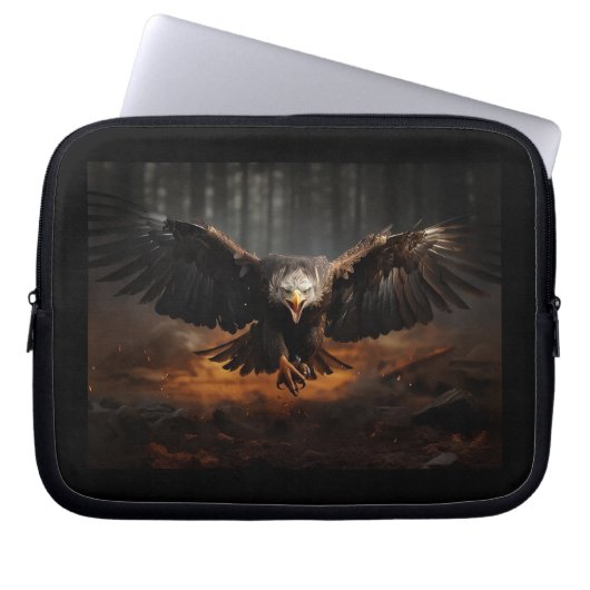 🦅 "Majestic Eagle Laptop Bag - Power, Style & Pro Laptopschutzhülle (Vorderseite)