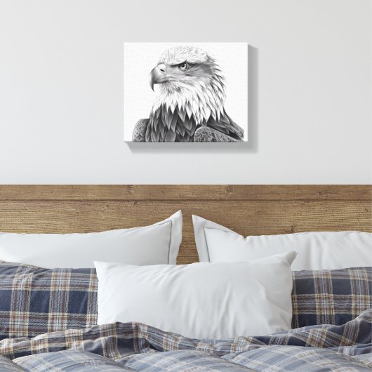 Majestic Eagle Leinwanddruck (Insitu (Schlafzimmer))