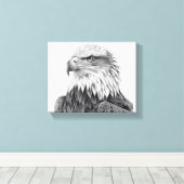 Majestic Eagle Leinwanddruck (Insitu (Holzboden))