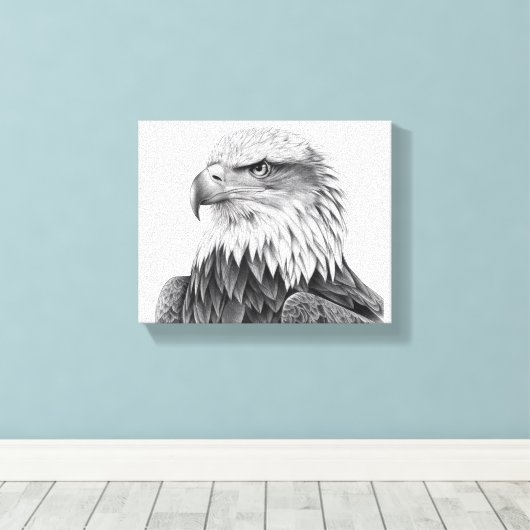 Majestic Eagle Leinwanddruck (Insitu (Holzboden))