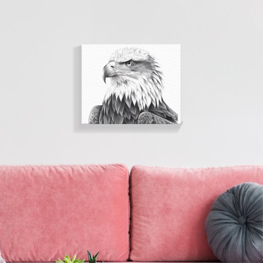 Majestic Eagle Leinwanddruck (Insitu (Wohnzimmer))