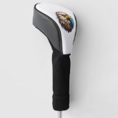 Majestic Eagle Logo Art Golf Headcover (angewinkelt)