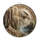 Majestic Eagle mit Blick auf Serene Lake Dartscheibe (vorne)