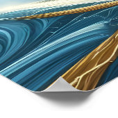 Majestic Eagle of Freedom Poster (Ecke)