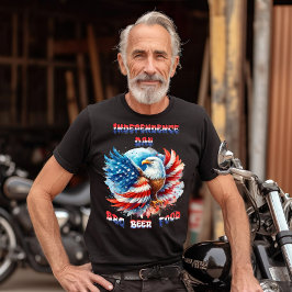 Majestic Eagle Patriotic Priotic Independence Day T-Shirt