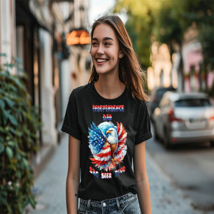 Majestic Eagle Patriotic Priotic Independence Day T-Shirt